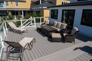 Outdoor dining - Brigantine Bay Front Single Family Home (Brigantine)