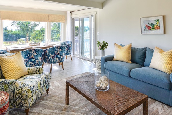 Spacious open plan living. Perfect for an afternoon of lounging.