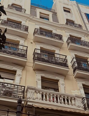 Façana frontal de l'allotjament
