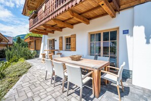 Deluxe-Chalet, Bergblick | Terrasse/Patio