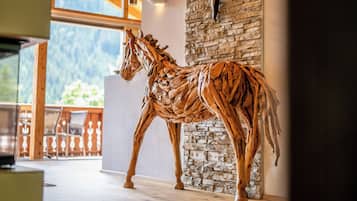 Deluxe Chalet, Mountain View | Living area | TV
