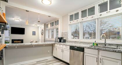 Quaint location close to the beach with grill and fire pit
