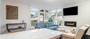 Quaint location close to the beach with grill and fire pit