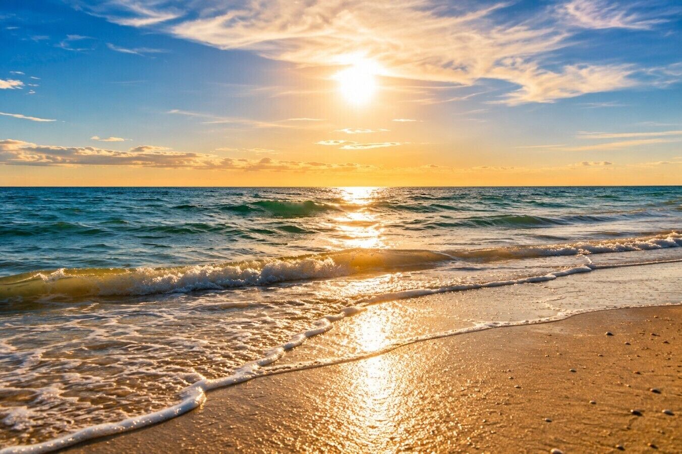 靠近海滩