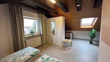 1 habitación, cuna de viaje, wifi gratis y ropa de cama