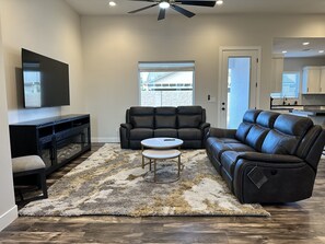 TV connectée, cheminée