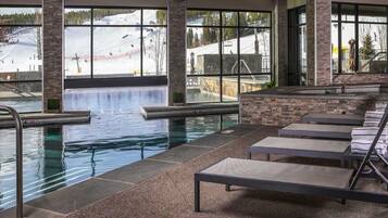 Indoor pool, outdoor pool