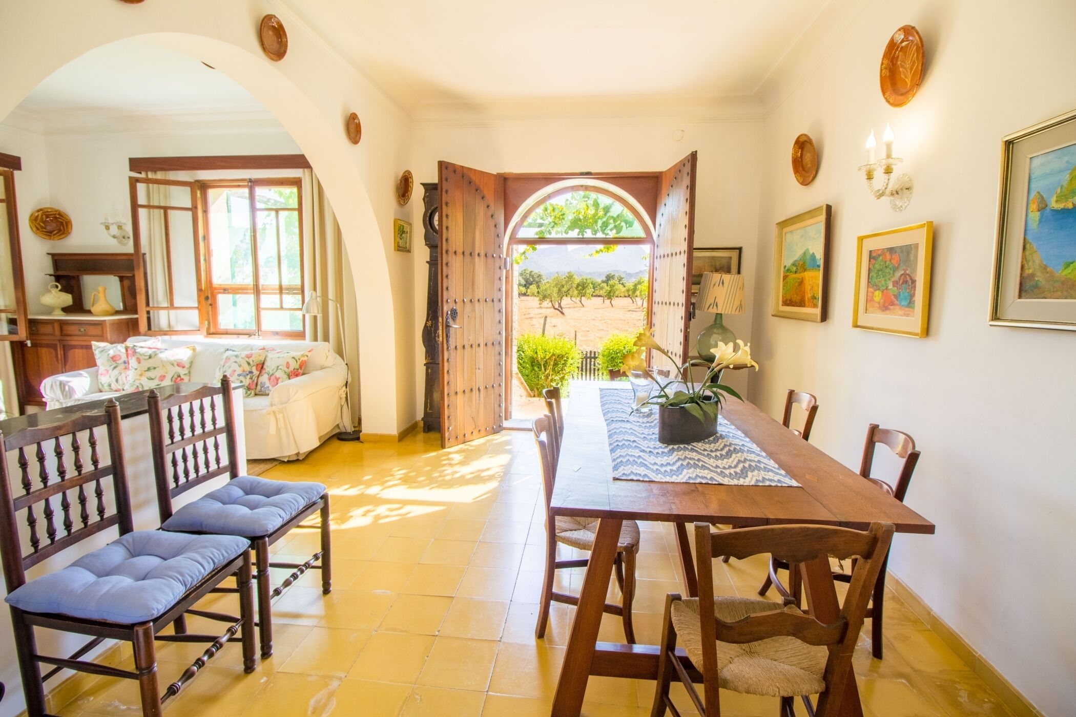 Schöne Typisch Mallorquinische Villa Mit Wlan Und Klimaanlage - Pollença