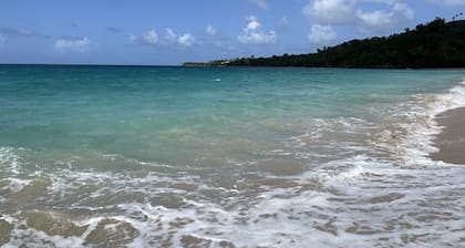 Romaric and ocean view,beauty and whitesand beaches just 2 minutes mountains