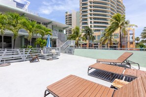 Terrace/patio - Balcony Beach View w/2 Queen beds, Ocean Dr Beach (Miami Beach)