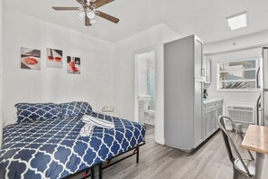 Iron/ironing board, travel crib, WiFi, bed sheets