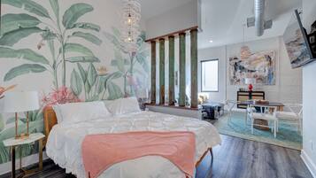 Luxury Condo | Premium bedding, pillow-top beds, individually decorated