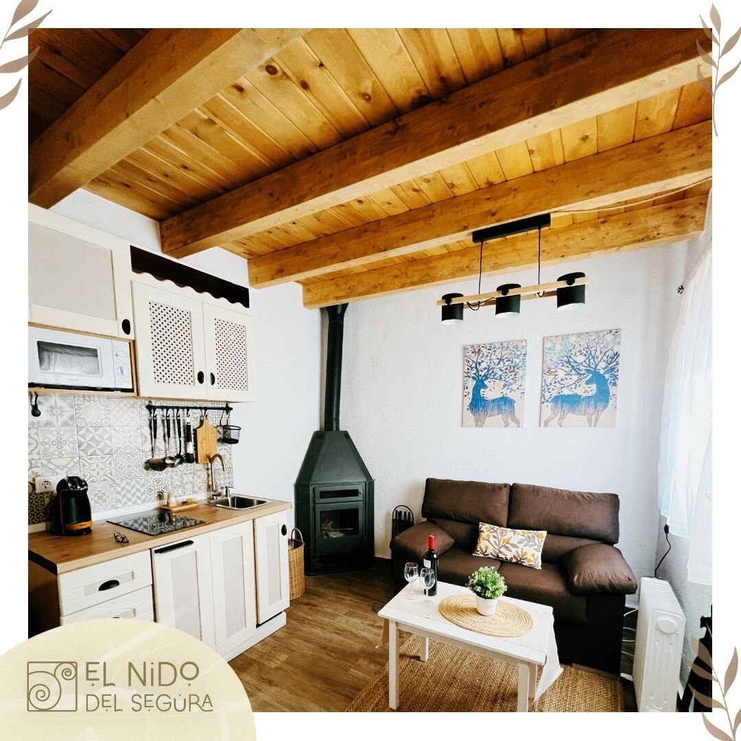 Una Smart TV, una chimenea