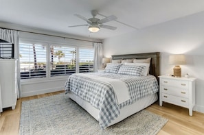 2 bedrooms, iron/ironing board, travel cot, WiFi -   Oceanfront Luxury Retreat Newly Remodeled Steps to Sand & Surf (Fernandina Beach)