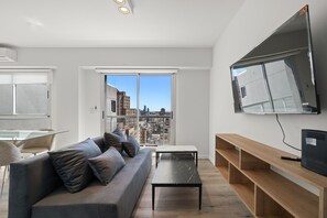 Apartment, 2 Bedrooms | Living area | Smart TV