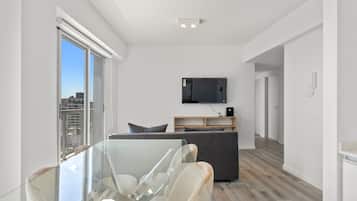 Apartment, 2 Bedrooms | Living area | Smart TV