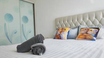 3 間臥室、熨斗/熨衣板、免費無線上網