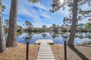 Property grounds - Cozy Home on a Lake - 8 Miles to the Beach! (Pensacola)