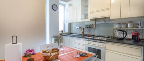 Microwave, oven, stovetop, toaster