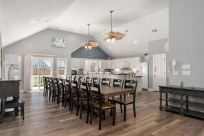 Dining - Sea You Soon: Semi-Oceanfront, Private Pool, Dog Friendly, Hot Tub and Game Room! (Southern Shores)