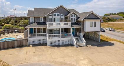 Sea You Soon: Semi-Oceanfront, Private Pool, Dog Friendly, Hot Tub and Game Room!