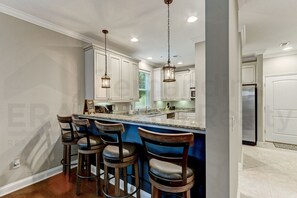 Fridge, microwave, oven, stovetop - Dog Friendly - 3 Story - Spacious End Unit - Within Walking Distance to the Ocean! (Fernandina Beach)