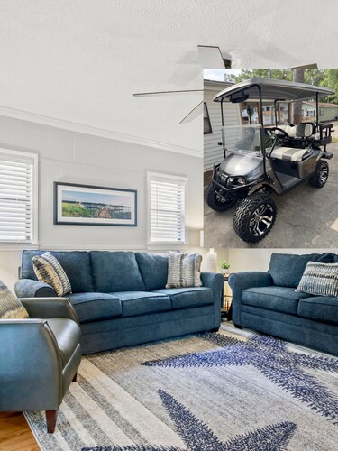 The Saltwater Cottage-Golf Cart & Linens Included in Ocean Lakes