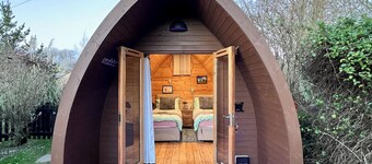 Glamping Pod - Sleeps 2 - Parking