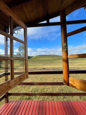 Cabane Standard | 1 chambre, bureau, Wi-Fi gratuit