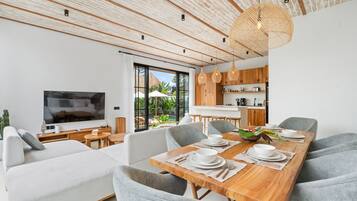 Villa | Living area | Flat-screen TV