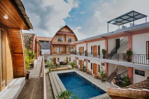 Aerial view - The Garuda Hostel & Accomodation (Penida Island)