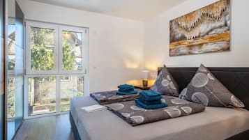 1 Schlafzimmer, kostenloses WLAN, Bettwäsche