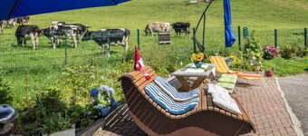 Appartamento 'Sport Rees - Ferienwohnung Ulrike' con vista sulle montagne, terrazza privata e Wi-Fi