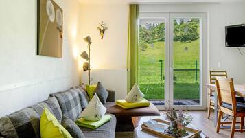 TV, DVD player, stereo