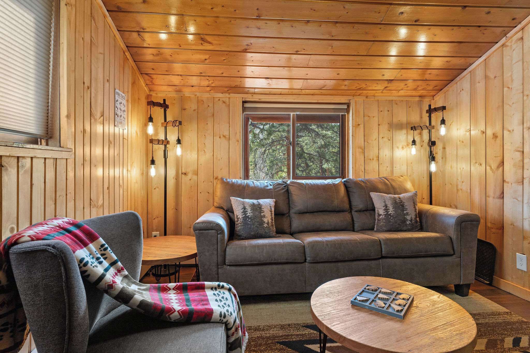 Een televisie, een open haard en een dvd-speler