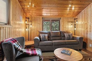 TV, fireplace, DVD player - Cabin 1- Hot Tub, Grill- Mins to RMNP! (Estes Park)