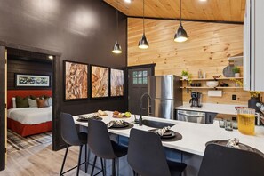 Fridge, microwave, oven, stovetop - Luxury Cottage Game House Hot Tub Fire Pit (Sevierville)