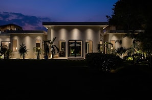 Front of property - evening/night