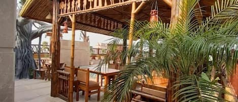 Majoituspaikan julkisivu