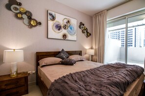 Appartamento Deluxe | 1 camera, con arredamento individuale, tende oscuranti