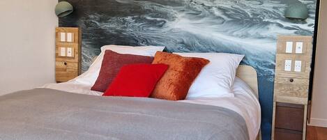 2 chambres, lit parapluie, Wi-Fi gratuit, draps fournis