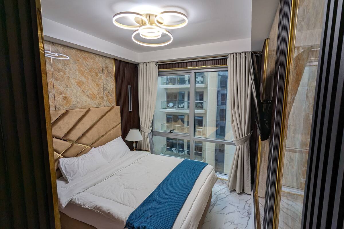 Luxury Apartment, 2 Bedrooms, Beach View, Beachfront | In-room safe, iron/ironing board, WiFi (free), bed sheets