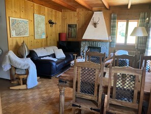 TV connectée, cheminée