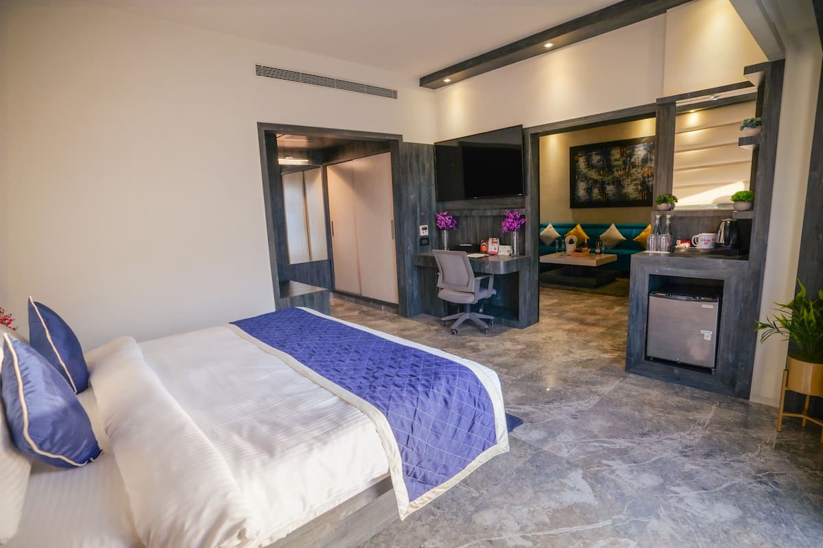 1 habitación, minibar, caja de seguridad en la habitación y escritorio