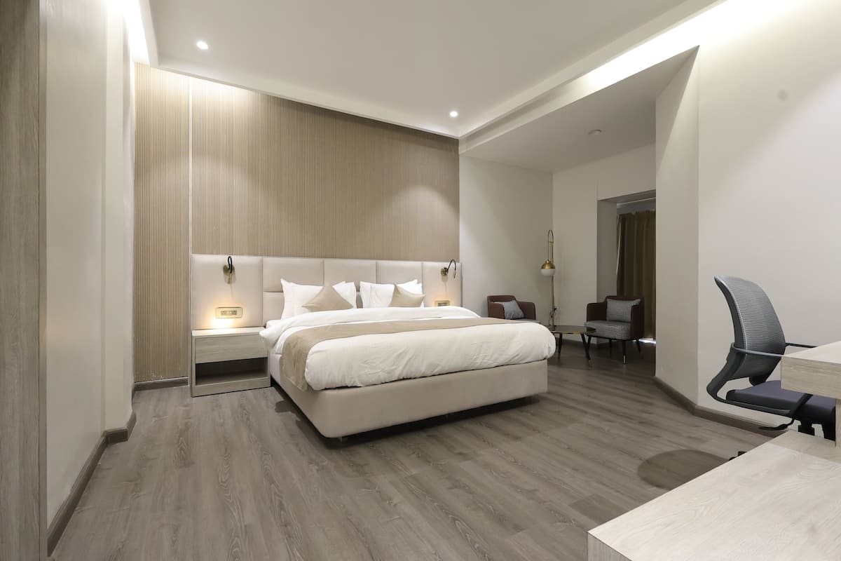 1 habitación, minibar, caja de seguridad en la habitación y escritorio
