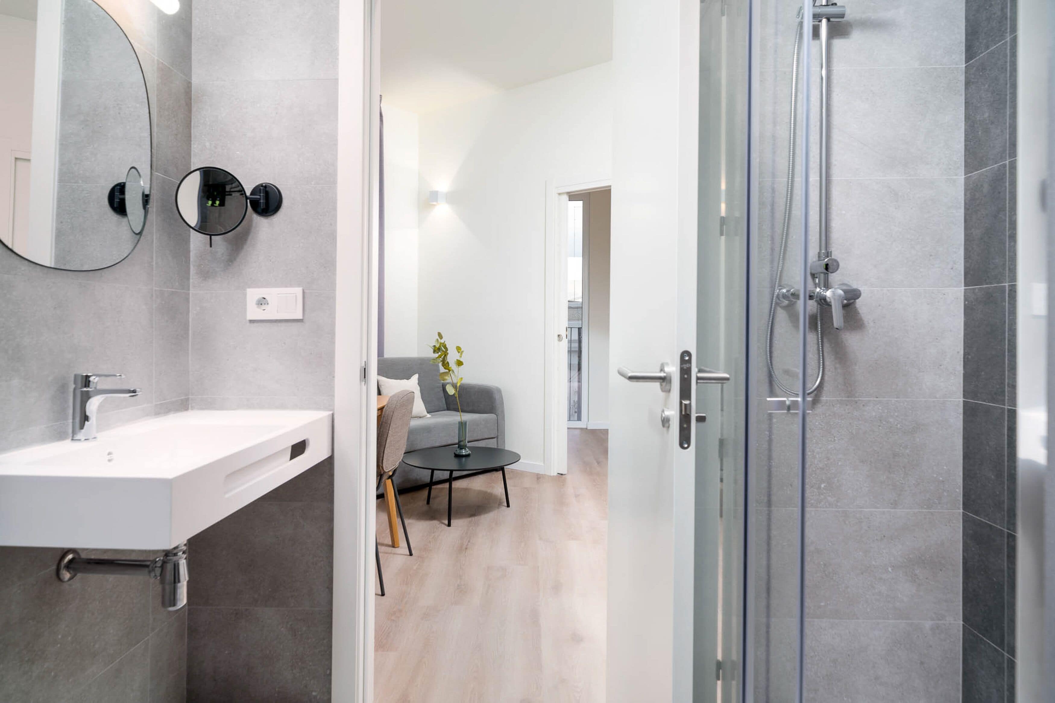 Apartment, 1 Schlafzimmer, Balkon | Badezimmer