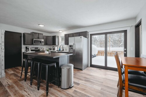 Pet-friendly home with fenced-in yard and hot tub