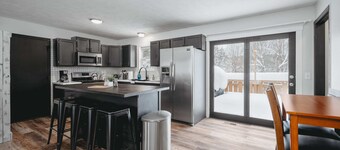 Pet-friendly home with fenced-in yard and hot tub