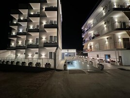 Front of property - evening/night