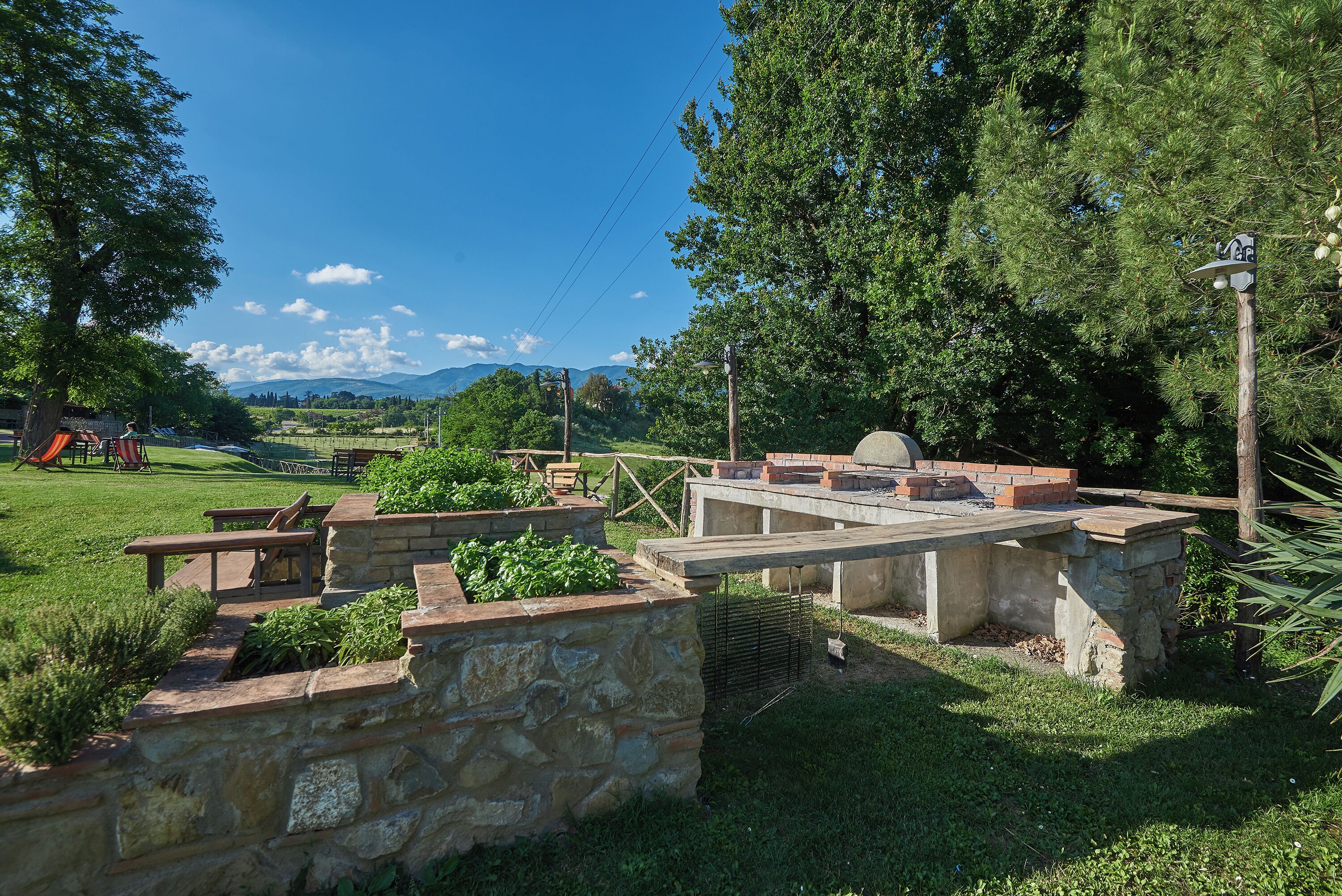Aire de pique-nique/barbecue